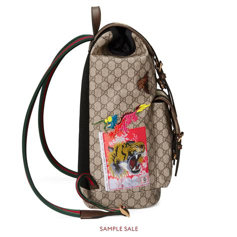 gucci courier backpack|Gucci Gucci Courier Soft GG Supreme Backpack .